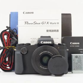 C010026）美品 Canon PowerShot G1 X Mark III コンパクトデジタルカメラ 元箱付き