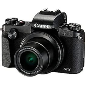 【中古】「非常に良い」Canon コンパクトデジタルカメラ PowerShot G1 X Mark III ブラック APS-Cセンサー/F2.8レンズ/EVF内蔵 PSG1XMARKIII