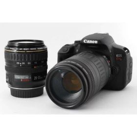 【中古】 キヤノン Canon デジタル一眼レフカメラ EOS Kiss X6i 標準&望遠ダブルズームセット 美品 ストラップ 当店保証30日間 人気 一眼レフ デジタル一眼 中古 カメラ