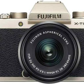 【中古】 富士フイルム(FUJIFILM) ミラーレス一眼 X-T100レンズキット シャンパンゴールド X-T100LK-G 当店保証30日間 人気 ミラーレス一眼 ミラーレス デジタルカメラ 中古