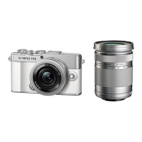 中古 1年保証 美品 OLYMPUS PEN E-P7 EZ ダブルズームキット ホワイト