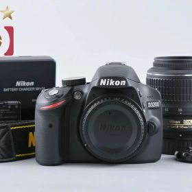 【中古】Nikon ニコン D3200 18-55 VR レンズキット ブラック シャッター回数僅少