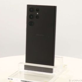 (中古)SAMSUNG Galaxy S22 Ultra 256GB ファントムブラック SC-52C docomo SIMフリー(377-ud)