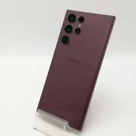 【中古】SAMSUNG docomo 【SIMフリー】 Galaxy S22 Ultra バーガンディ 12GB 256GB SC-52C【アリオ倉敷】保証期間１ヶ月【ランクC】