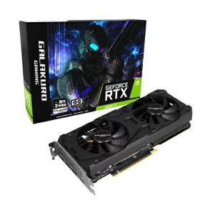 【中古】 玄人志向 NVIDIA GeForce RTX3060Ti搭載 グラフィックボード GDDR6 8GB GALAKURO GAMINGシリーズ デュアルファン GG-RTX3060Ti-E8GB/DF