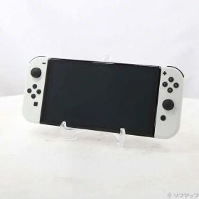 【中古】Nintendo(任天堂) Nintendo Switch 有機ELモデル Joy-Con(L)／(R) ホワイト 【349-ud】