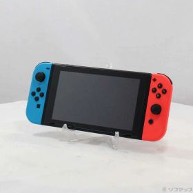 【中古】Nintendo Switch Joy-Con (L) ネオンブルー／ (R) ネオンレッド 【295-ud】
