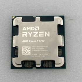 中古 AMD Ryzen 7 7700 (AM5/3.8GHz/40M/C8/T16/65W) 1460024624 状態： B:良品
