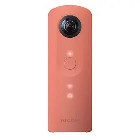 【中古】［非常に良い］RICOH 360度カメラ RICOH THETA SC (ピンク) 全天球カメラ 910741