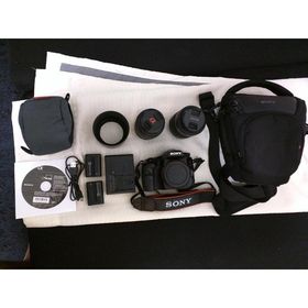 【中古】SONY ミラーレス一眼 α57 ダブルズームレンズキット DT 18-55mm F3.5-5.6 SAM＋DT 55-200mm F4-5.
