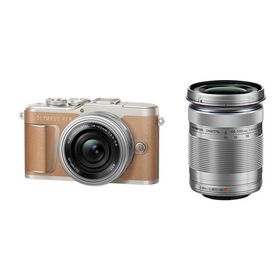 【中古】OLYMPUS ミラーレス一眼 PEN E-PL9 ダブルズームキット ブラウン