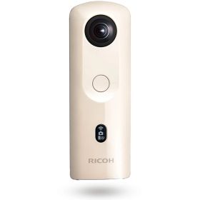 RICOH THETA SC2 BEIGE ベージュ 360度全天球カメラ 360°手振れ補正機能搭載 4K動画 進化したHDR合成機能 (THETA SC比 2.4倍の処理速度アップ、最新のアルゴリズムにより室内の撮影でよりナチュラル [ベージュ] [単体]