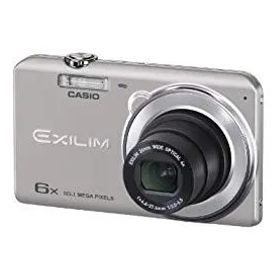 【中古】CASIO デジタルカメラ EXILIM EXZS26SR 1610万画素 光学6倍ズーム 広角26mm EX-ZS26SR シルバー 9jupf8b