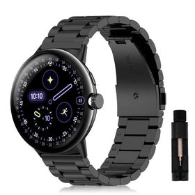AiMaoo バンド Google Pixel Watch 4 41mm (2025) 対応 バンド 男女兼用 金属ベルト 高級 サイズ