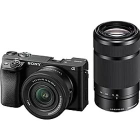SONY(ソニー) α6400 ミラーレス一眼カメラ ブラック ILCE-6400X BQ ［ズームレンズ+ズームレンズ］ ILCE6400XBQ 【864】 [代引不可]
