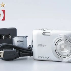 【中古】Nikon ニコン COOLPIX S3300 クリスタルシルバー コンパクトデジタルカメラ
