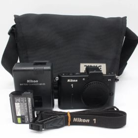 5435ショット！おまけバッグ付き！■良品■ Nikon Nikon 1 V1 ボディ ブラック