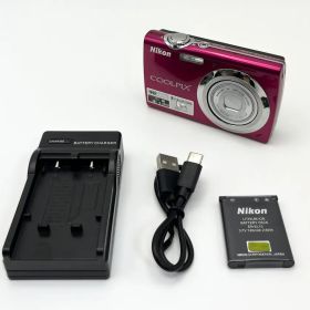 ニコン Nikon デジタルカメラ デジカメ COOLPIX S230 RD ROSERED [ローズレッド]【中古】【非常に良い】【20326397-080209】