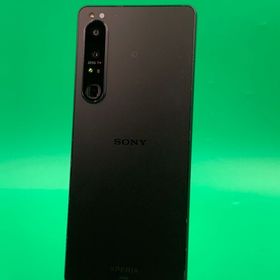 ★本体美品 Xperia 1 IV 256GB ブラック SIMフリー au ○ SOG06