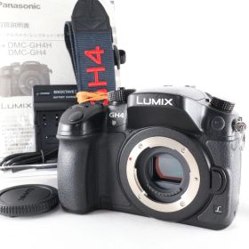 【美品】《 ショット数6270 回》パナソニック ミラーレス一眼カメラ ルミックス GH4 ボディ ブラック DMC-GH4-K