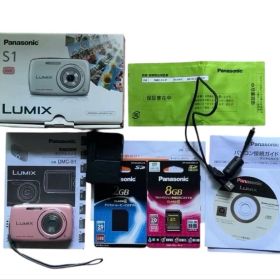 【SDカード2枚付】Panasonic LUMIX DMC-S1ピンク動作確認済
