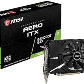 【中古】MSI GeForce GTX 1660 AERO ITX 6G OC グラフィックスボード VD6919
