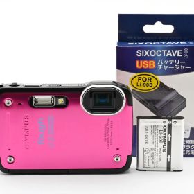 極美品｜OLYMPUS TG-620 1200万画素 5m防水 1.5m耐落下衝撃 裏面照射型CMOS デジタルカメラ｜M417