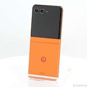 〔中古品〕 motorola razr 50 512GB スプリッツオレンジ PB230002JP SIMフリー ［6.9インチ/3.6インチ有機EL／MediaTek Dimensity 7300X／RAM:12GB／ナノSIM&eSIM］〔中古品〕 motorola razr 50 512GB スプリッツオレンジ PB230002JP SIMフリー ［6.9インチ/3.6インチ有機EL／MediaTek Dimensity 7300X／RAM:12GB／ナノSIM&eSIM］