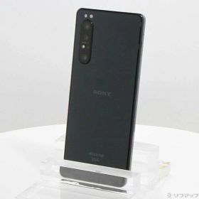 【中古】SONY(ソニー) Xperia 1 II 128GB ブラック SO-51A docomoロック解除SIMフリー 【349-ud】