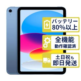 【極美品】iPad 第10世代 Wi-Fi 64GB 【A2696】 < MPQ13J/A >｜ブルー｜本体【バッテリー100％】【整備済製品】6469