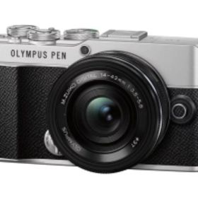OLYMPUS PEN E-P7 14-42mm EZレンズキット シルバー ミラーレス一眼カメラ オリンパス