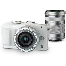 【中古】 オリンパス OLYMPUS ミラーレス一眼カメラ E-PL6 EZダブルズームキット ホワイト ホワイト E-PL6 EZ DZKIT WHT 当店保証30日間 人気 ミラーレス一眼 ミラーレス デジタルカメラ 中古