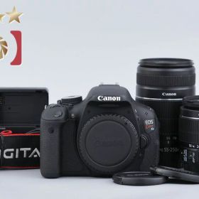 【中古】Canon キヤノン EOS Kiss X5 ダブルズームレンズキット シャッター回数僅少