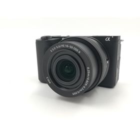 【中古】SONY VLOGCAM ZV-E10 II ダブルズームレンズキット ブラック ZV-E10M2X(B)【千葉】保証期間１ヶ月【ランクA】