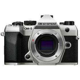 OM SYSTEM｜オーエムシステム OM-5 Mark II ミラーレス一眼カメラ シルバー [ボディ単体]