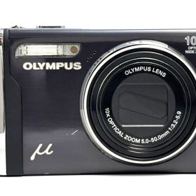 OLYMPUS μ-9000 ブラック デジカメ 光学10倍 純正充電器2個付