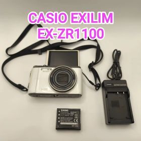 CASIO EXILIM EX-ZR1100 ホワイト（チルト液晶・自撮り対応）