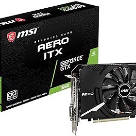 【中古】MSI GeForce GTX 1660 AERO ITX 6G OC グラフィックスボード VD6919