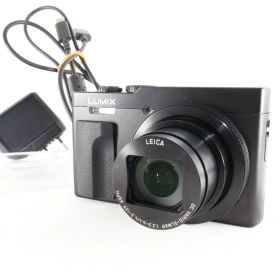 【美品】パナソニック (Panasonic) コンパクト デジタル カメラ 高倍率ズーム 光学30倍 LUMIX DC-TZ99-K