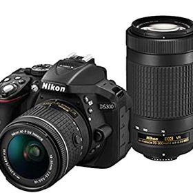 【中古】 Nikon ニコン デジタル一眼レフカメラ D5300 AF-P ダブルズームキット ブラック D5300WZ3