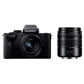 パナソニック デジタル一眼カメラ・ダブルレンズキット LUMIX ブラック DC-G100DW-K [DCG100DWK]【RNH】