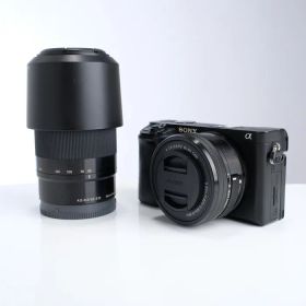 【中古】(ソニー) SONY α6400 ブラック ダブルズームレンズキット [ILCE-6400Y]