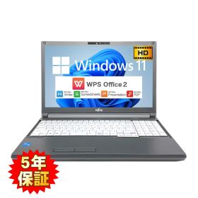 【安心の富士通】【業務定番】FUJITSU LIFEBOOK A5512 第12世代 Core i5 1235U/1.30GHz 8GB SSD128GB M.2 NVMe スーパーマルチ Windows11 64bit WPSOffice 15.6インチ HD カメラ 無線LAN ノートパソコン PC 【中古】