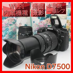 ❤️予備電池付❤️Nikon D7500 ダブルズーム