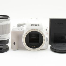 【返品保証】美品｜《ショット数：1764回》Canon キヤノン EOS Kiss X7 ホワイト EF-S 18-55mm F3.5-5.6 IS STM ホワイト #C261011-20