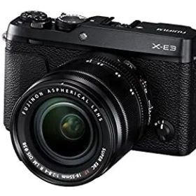 【中古】 FUJIFILM 富士フイルム ミラーレス一眼カメラ X-E3レンズキットブラック X-E3LK-B