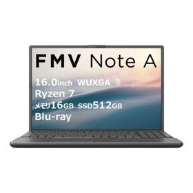 富士通 ノートパソコン FMV Note A A77-K3 FMVA77K3BA [ブライトブラック]