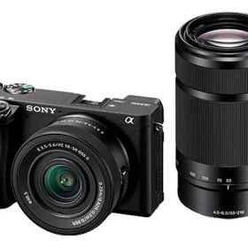 新品 SONY ミラーレス一眼カメラ α6400 ILCE-6400X ダブルズームレンズキット [ブラック]