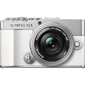 【中古】(非常に良い)OM SYSTEM/オリンパス OLYMPUS PEN E-P7 14-42mm EZレンズキット ホワイト