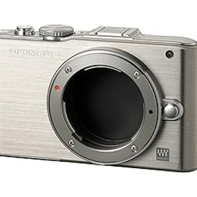 【中古】【39shop】OLYMPUS★ミラーレス一眼 PEN Lite E-PL3 ボディ シルバー E-PL3 BODY SLV（良い）
